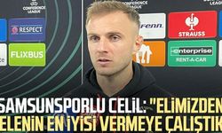 Samsunsporlu Celil Yüksel: "Elimizden gelenin en iyisi vermeye çalıştık"