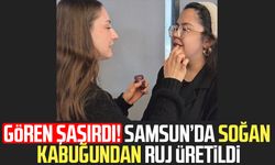 Soğan kabuğu ruj oldu: Çöpe gidecekken dudaklara sürüldü