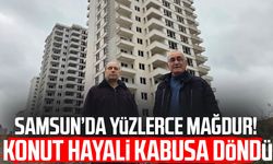 Samsun'da 10 yıldır tamamlanamayan site, 100'lerce kişiyi mağdur etti