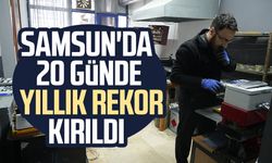 1 yıllık plaka 20 günde basıldı: Samsun'da 8 bin plaka değişti