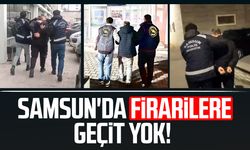 Samsun'da aranan şahıslar yakalandı