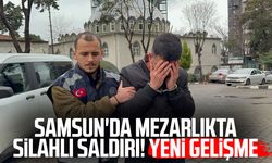Mezarlıkta defin işlemi sırasında bir kişiyi silahla yaralayan şahıs yakalandı
