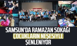 Samsun'da Ramazan Sokağı çocukların neşesiyle şenleniyor