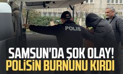 Samsun'da kardeşiyle tartışan polisin burnunu kırdı, tutuklandı