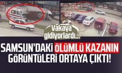 Vakaya giden ambulansın kaza anı kamerada: 1 ölü, 3 yaralı