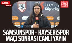 Samsunspor - Kayserispor maçının ardından canlı yayın