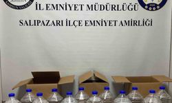 Samsun'da kaçak alkol operasyonu: 60 litre etil alkol ele geçirildi