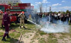 Vezirköprü MYO'da Yangın Gönüllüsü Eğitimi
