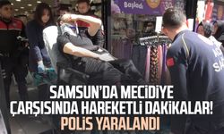Samsun'da yunus polisleri kaza yaptı: 1 yaralı