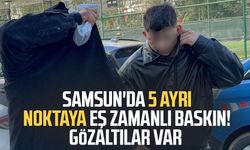 Samsun'da narkotikten peş peşe operasyon: 8 gözaltı