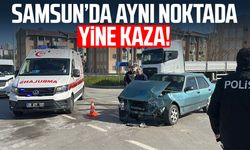Samsun Şehir Hastanesi kavşağında yine kaza: 4 yaralı