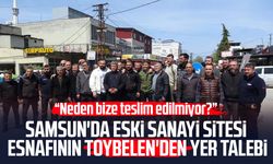 Eski Sanayi Sitesi esnafının Toybelen'den yer talebi