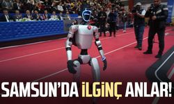 Samsun'da genç kaşifler robotlarıyla sahnede