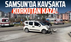 Hafif ticari araç ile otomobil çarpıştı: 3 çocuk yaralı