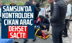 Genç sürücünün direksiyon hakimiyetini kaybettiği araç kaldırıma çıktı: 1 yaralı