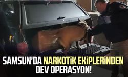 Samsun'da uyuşturucu operasyonunda 165 bin hap ele geçirildi