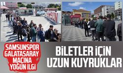 Samsun'da şampiyonluk maçı heyecanı: Biletler için kuyruk oluştu