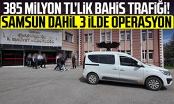 385 milyon TL’lik bahis trafiği! Samsun dahil 3 ilde operasyon