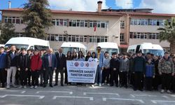 Bafra'da öğrenci ve veliler üretim alanlarını yerinde gördü