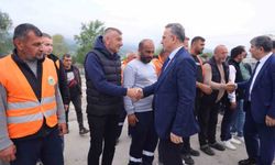 Başkan Kurnaz belediye personeliyle bayramlaştı