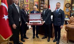 Samsun heyeti, MHP lideri ile buluştu