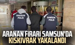 Aranan firari Samsun'da kıskıvrak yakalandı