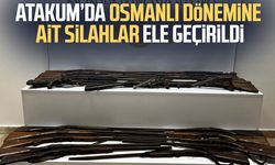 Samsun'da Osmanlı dönemine ait 24 silah ele geçirildi
