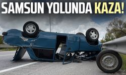 Çorum-Samsun yolunda kaza: 1 yaralı