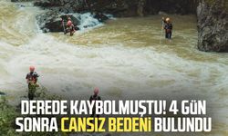 Giresun’da kaybolan Sedat Çelik’in cansız bedeni bulundu