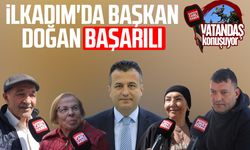 İlkadım'da vatandaşa göre Büyükşehir Belediye Başkanı Halit Doğan başarılı
