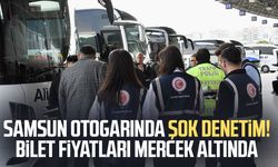 Samsun'da otobüs firmaları ve ücret tarifeleri denetlendi