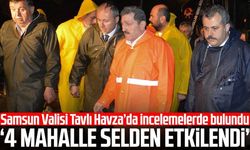 Samsun Valisi Orhan Tavlı Havza'da incelemelerde bulundu