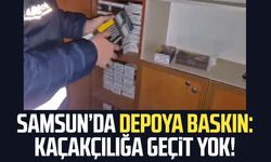 Samsun'da kaçak makaron operasyonu