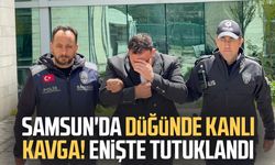 Samsun'da damadın eniştesi düğün salonu yanında tartıştığı şahsı bıçakladı