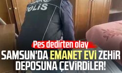Samsun'da göz kulak olacakları evi uyuşturucu deposuna çevirdiler