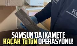 Tekkeköy'de kaçak sigara operasyonu
