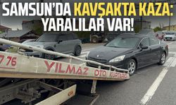Samsun'da trafik kazası: 2 yaralı