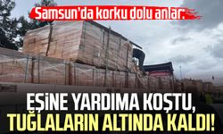 Yaralanan eşini kurtarmak isterken kendisi de yaralandı