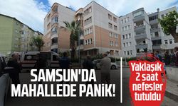 Mahallede panik: Genç kadın 2 saat sonra ikna oldu