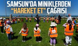 'Hareket et, sağlıklı kal' mesajı miniklerden geldi