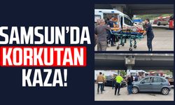 Samsun'da iki otomobil çarpıştı: 2 yaralı
