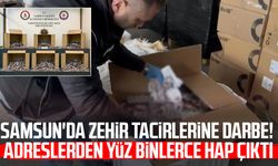 Samsun'da zehir tacirlerine darbe: 172 bin hap ele geçirildi