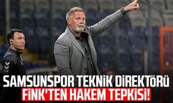 Samsunspor Teknik Direktörü Thorsten Fink'ten hakem tepkisi!