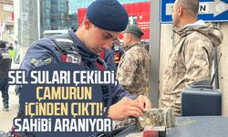 Samsun'da jandarma çamurda bulduğu parayı emniyete teslim etti