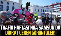 Minikler direksiyona geçti, vatandaşlar takla simülasyonunu deneyimledi