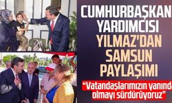 Cumhurbaşkanı Yardımcısı Cevdet Yılmaz'dan Samsun paylaşımı