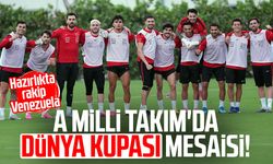 A Milli Takım'da Dünya Kupası mesaisi! Hazırlıkta rakip Venezuela