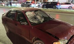 Otomobil ile motosiklet çarpıştı:1 yaralı