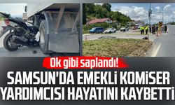 Samsun'da emekli komiser yardımcısı Erdal Bereket feci kazada hayatını kaybetti