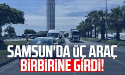 Samsun'da zincirleme trafik kazası: 1 yaralı